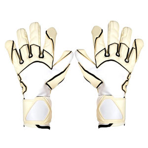 Gants de gardien de but professionnels antidérapants 4mm Gants de gardien de but de football en latex avec protection des doigts - Product Image 1
