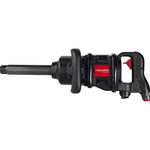 Clé à chocs pneumatique TORQWIN IWTS6-1000 1 avec tige longue droite, couple de 3 375 Nm, capacité de boulon M24, support OEM personnalisé - Product Image 1