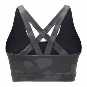 Soutien-gorge de sport respirant à séchage rapide, taille plus, soutien moyen, sans couture, vente en gros 2026, logo frontal personnalisable, ajustable, pour la remise en forme et l'entraînement - Product Image 5
