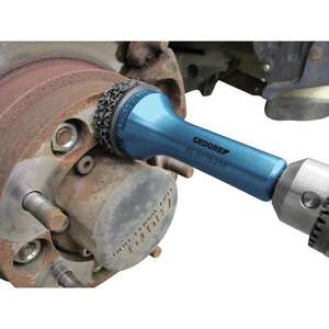 Meuleuse pneumatique pour moyeux de roues de véhicules utilitaires Gedore KL-0115-210 pour goujons de fixation - Product Image 2