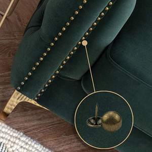 Clous de canapé d'ameublement en laiton antique pour punaises de meubles boutons de canapé en fer quincaillerie décoration clous de canapé - Product Image 4