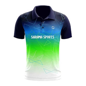 Personalizado al por mayor y sublimación de impresión Cricket Jersey 100% Poliéster Cricket Jersey Polos Cricket Jerseys - Product Image 1