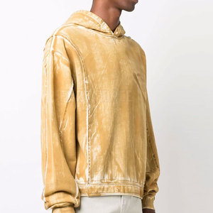 Nouveau modèle Meilleure vente Sweats à capuche délavés à l'acide quantité minimale de commande bas Vente en gros Sweats à capuche délavés à l'acide pour hommes à vendre - Product Image 3