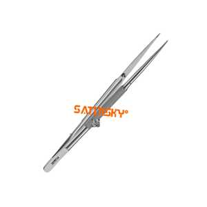 Pinces à tissus Satinsky 16 cm, instruments de microchirurgie en acier inoxydable, manuelles, certifiées CE Classe III, poignée ergonomique, garantie 3 ans - Product Image 2