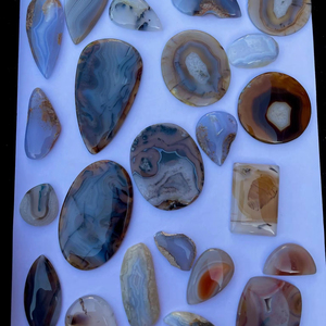 Botswana พลอยมูนสโตนสีรุ้งอัญมณีทรงหลวมเครื่องประดับขนาดใหญ่ตามธรรมชาติสำหรับผู้หญิงเครื่องประดับแฟชั่นเล่นสีไฟสีฟ้า - Product Image 1