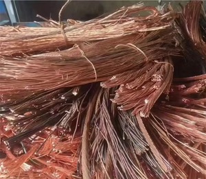 Alambre de cobre rojo brillante de chatarra de cobre de 99.99% pureza más vendido en stock para procesamiento de corte y soldadura - Product Image 2