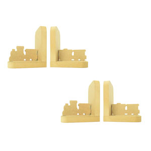 Serre-livres en bois massif naturel 100% personnalisables au design moderne Accents de table Utilisation décorative disponibles Serre-livres en gros - Product Image 6