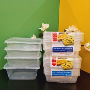 Precio barato de alta calidad desechable para llevar rectángulo PP envases de plástico para alimentos con tapa 550 650 750 1000ml proveedor - Product Image 4