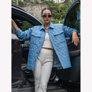 Women's Puffer <b>Jacket</b> with Custom Size & Color Best Selling Winter Warm Full Zipper Women's Bubble <b>Jacket</b> - Product Image 1