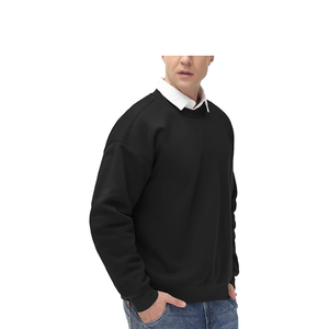 Sudadera térmica al por mayor de alta calidad su propio logotipo hombres de alta calidad de algodón poliéster impreso liso sudaderas con capucha hombres sudadera - Product Image 4