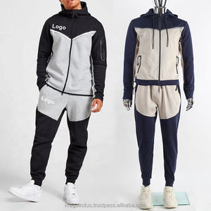 Chándales de pantalones Cargo Unisex personalizados de alta calidad con Sudadera con capucha, pantalones de chándal, conjuntos de chándal personalizados para hombres - Product Image 2