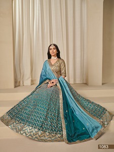 Excelente Calidad Premium Chinon Seda Con Bordado Lehenga Choli Mayorista Fabricante Y Proveedor De Surat - Product Image 2