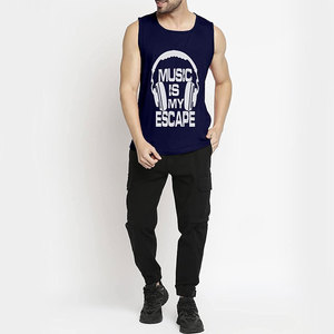 Activewear-Camiseta sin mangas para hombre, camisa de 230g de algodón, amigable con el verano, sin mangas, de la mejor calidad - Product Image 5