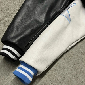 Custom Manufacturer High Quality <b>Vintage</b> Winter and Fall Men's Leather Baseball Letterman <b>Varsity</b> <b>Jackets</b> - Product Image 3