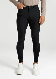 Pantalones de Equitación Premium para Hombre, Corte Ajustado, Elásticos, Transpirables, Cómodos para Competencia de Equitación - Product Image 4