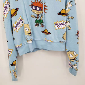 Low MOQ Factory Supply <b>Women</b> Crop Top Hoodie Adjustable Premium Quality Full Sleeve <b>Women</b> Crop Top Hoodie - Product Image 4