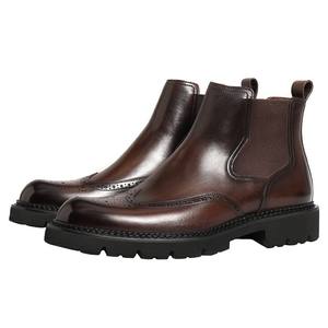 Chaussures brogues en daim souple avec bords perforés et semelle légère, chaussures décontractées pour hommes, chaussures tendance - Product Image 5