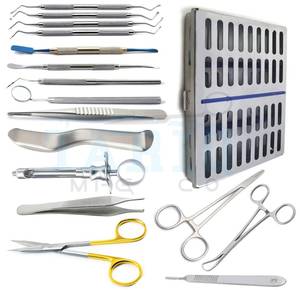 ชุดเครื่องมือทันตกรรมพื้นฐานสำหรับการผ่าตัดช่องปากและทันตกรรมเสร็จสิ้นสูงโดย Tariq MFG Co - Product Image 5