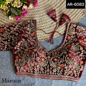 Espejo trabajo saris pesado nupcial trabajo a mano boda rojo doble Color blusa Jaipur mano trabajo Red diseño blusa para Lehenga Choli - Product Image 3