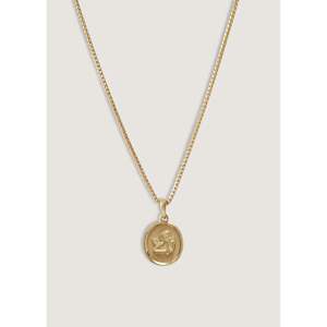 Collier Elusive Cherub tendance, géométrique, plaqué or, en alliage de zinc, orné de diamants et de perles, idéal pour une fête ou un cadeau - Product Image 2