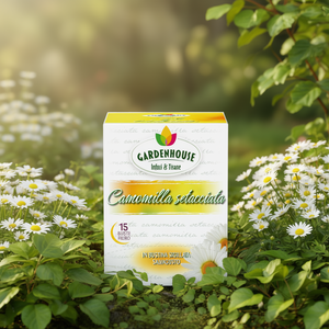 GARDENHOUSE Infusión de Manzanilla 15FX12 Paquete de 15 Bolsitas de Té con Filtro en Bolsita Sellada Salvagusto - Product Image 3