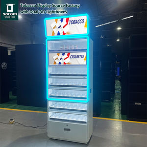 Exhibidor de Cigarrillos Pequeño con Múltiples Colores de Iluminación para Mostradores de Supermercados, Montaje en Pared - Product Image 5
