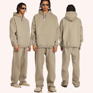 Ensemble de survêtement réversible pour enfants avec pantalon de survêtement à cordon de serrage et pantalon de jogging 100% coton polaire unisexe hiver design 2 en 1 - Product Image 1