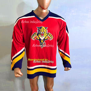 Vente en gros 2025 Nouveau maillot de hockey sur glace cousu de style supérieur pour le Canada Tackle Twill American V-Neck Design maillots de hockey sur glace - Product Image 6