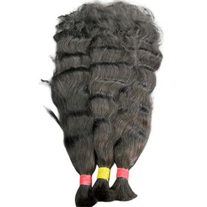 Cheveux bouclés indiens bruts de qualité supérieure 16 pouces 100% cheveux humains vierges pour la coiffure de perruques et la vente en gros au meilleur prix - Product Image 1