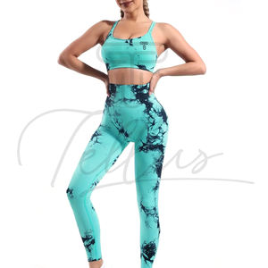 Ensemble de yoga pour femmes personnalisé avec logo d'hiver 2026, coutures solides, décontracté, antibactérien, deux pièces, ensemble de sport, de gym, de jogging, d'entraînement - Product Image 6