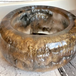 HL Nouvelle Arrivée Bleu Ondulation De L'eau Circulaire Résine De Mode Bracelet Simple Forme Géométrique Opaque Brillant Bracelet - Product Image 3