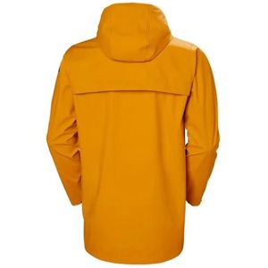 Chubasquero personalizado amarillo a prueba de agua, chubasquero resistente para adultos, hombres y mujeres, chubasquero largo de poliéster, chubasquero largo, chaquetas para hombres - Product Image 2