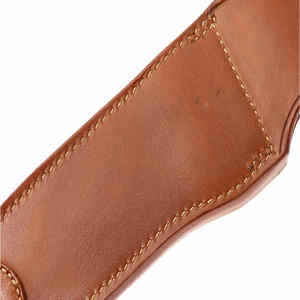 Étui en cuir véritable durable avec logo personnalisé étui de couteau de camping pliant - Product Image 4