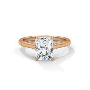 แหวนหมั้นเพชรทรงเรเดียนท์คัท 2 กะรัต - Product Image 5