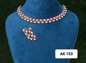 Conjunto de collar y pendientes de diamantes americanos de lujo, patrón de flores clásico de latón y cobre para bodas, aniversarios y fiestas - Product Image 4