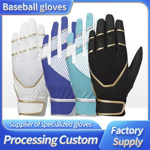 Best Quality Baseball <b>Batting</b> Gloves Outdoor Men's Women's Softball Field Gloves - Product Image 2