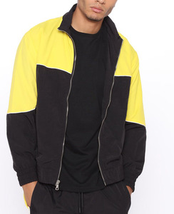 Conjunto de chándal para hombre con logotipo personalizado y logotipo personalizado, venta al por mayor con etiqueta privada, ropa deportiva de dos colores para hombre, chaqueta con cremallera, trajes para correr - Product Image 3