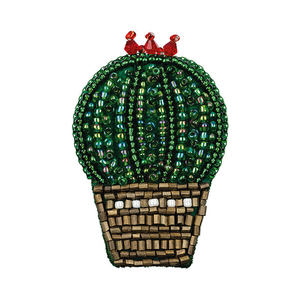 Best Quality Embroidered Fashion Fabric Bullion Wire <b>Brooches</b>-Customizable Low Price Wholesale - Product Image 2