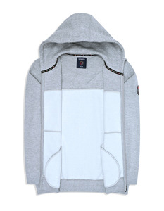Sudadera con Capucha de Forro Polar de Primera Calidad para Hombre al por Mayor, Cremallera Personalizada con Estampado DTF, Técnica de Bordado con Capucha, Temporada de Invierno - Product Image 3