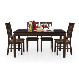 CONJUNTO COMEDOR MADERA MUAR MALASIA 6 PLAZAS - Product Image 3