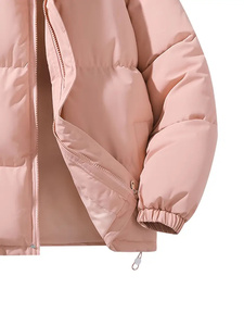 Chaqueta acolchada OEM para hombre más vendida, tela de cuero de venta directa de fábrica de alto fabricante con decoración de piel - Product Image 2