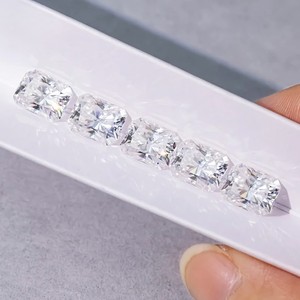 IGI Certified Radiant Cut White VVS <b>Moissanite</b> Diamond Custom Shape Stone 3mm-12mm D Color 1ct <b>Loose</b> Diamond for Sale - Product Image 3