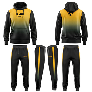 Conjunto Deportivo de Invierno para Hombre de Alta Calidad, Totalmente Personalizable, con Impresión Digital, 100% Algodón Felpa, para Entrenamiento Deportivo - Product Image 5