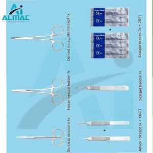 Kit d'outils de suture de pratique d'emballage personnalisé de haute qualité pour la formation de suture chirurgicale, instrument médical de kit de formation de compétences de suture - Product Image 6