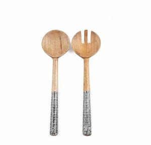 Cocina y mesa con acabado de madera natural de la mejor calidad, último diseño, artículos hechos a mano, madera de acacia y mango con esmalte - Product Image 3