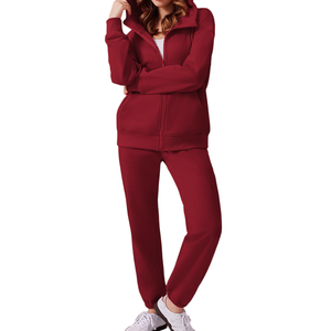 Chándales informales de invierno para mujer, ropa de calle de manga larga con estampado personalizado, chándal único transpirable para mujer - Product Image 5