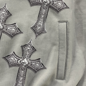 Sudadera con Capucha Premium para Invierno, Cierre Suave, Transpirable, de Secado Rápido, con Bolsillos, Tejido de Forro Polar Teñido, Corte Regular, para Uso Diario - Product Image 3