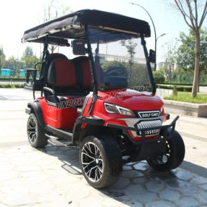 Carrito de Golf Eléctrico de 48V de Alta Calidad Marca Rainbow, Homologado para Circular por la Calle, 4 Plazas, Carrito de Golf de Acero con Motor de 5kw para Campos de Golf - Product Image 2