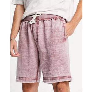 Short délavé à l'acide avec poches latérales et logo personnalisés et design pour hommes - Product Image 1