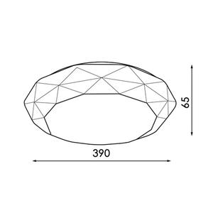 Leduni moderna 36W luce da soffitto a LED per interni Ultra-sottile lampada rotonda 6000K CCT IP44 Rating SMD 2835 Epistar 170-265V AC - Product Image 4